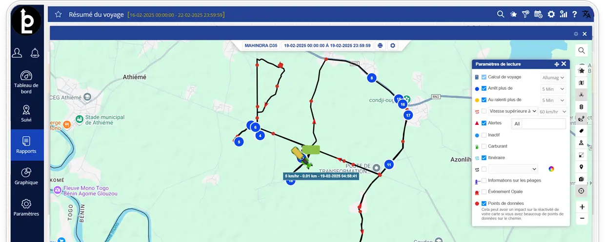 capture écran application geomax